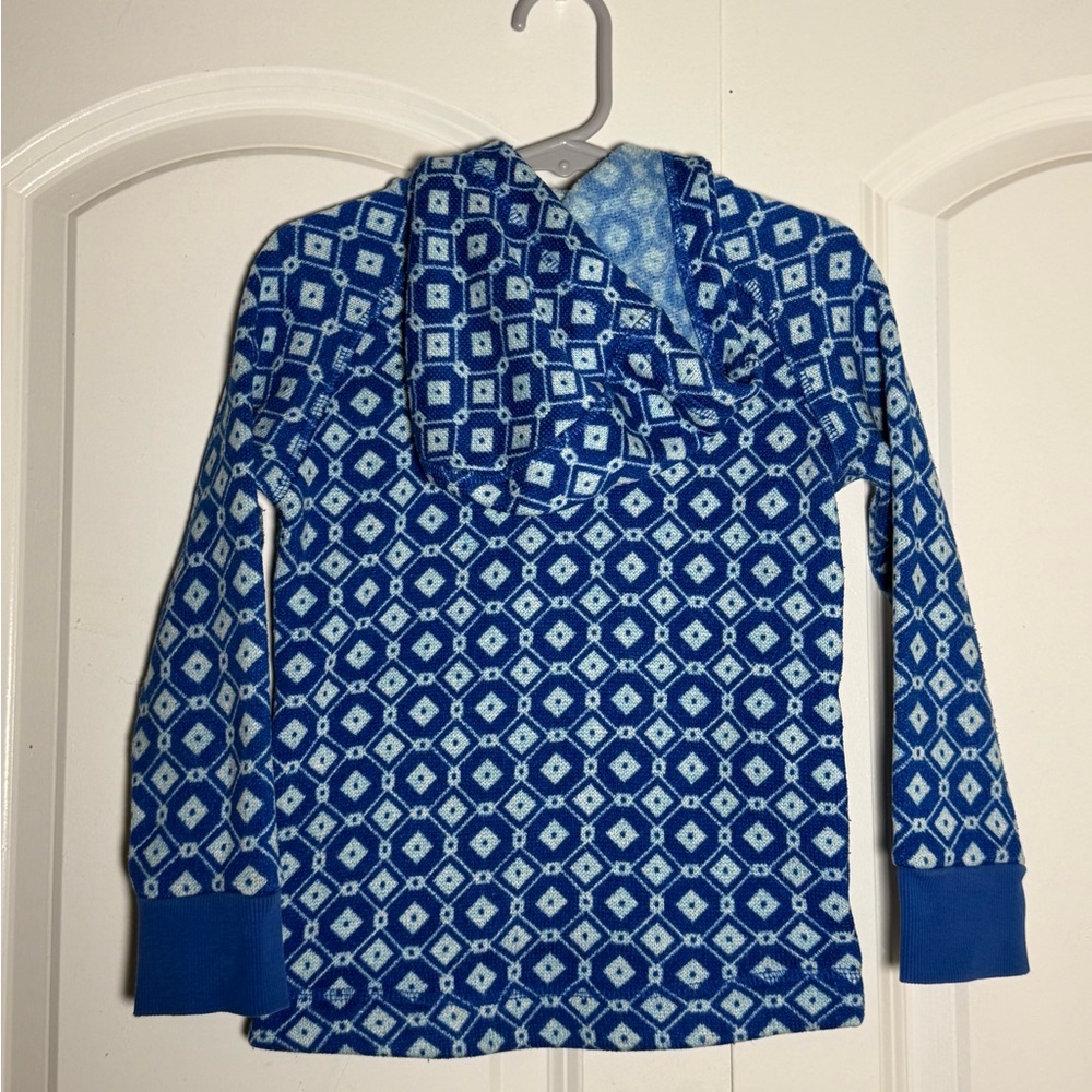 Blue Patterned Kids Jacket - Picture 3 of 3